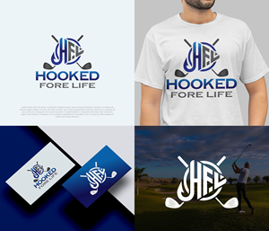 Logo Design by aexoagency for Hooked Fore Life | Design: #30802016