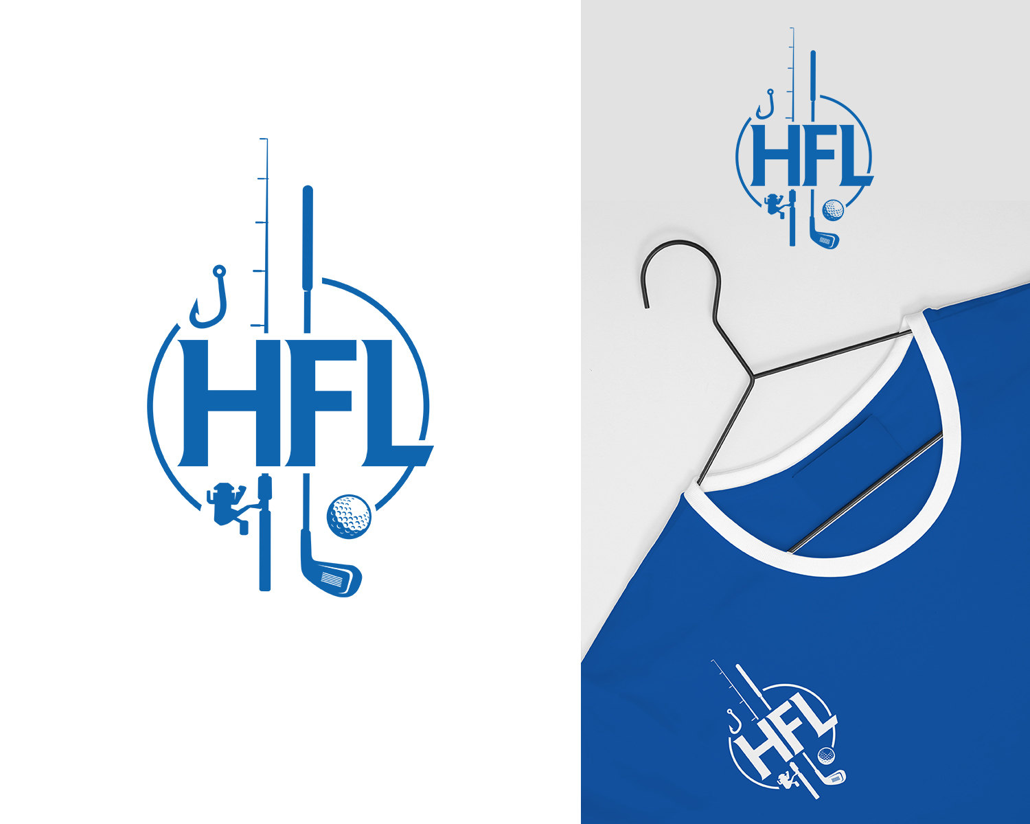 Logo Design by Djamdesign for Hooked Fore Life | Design #30804989