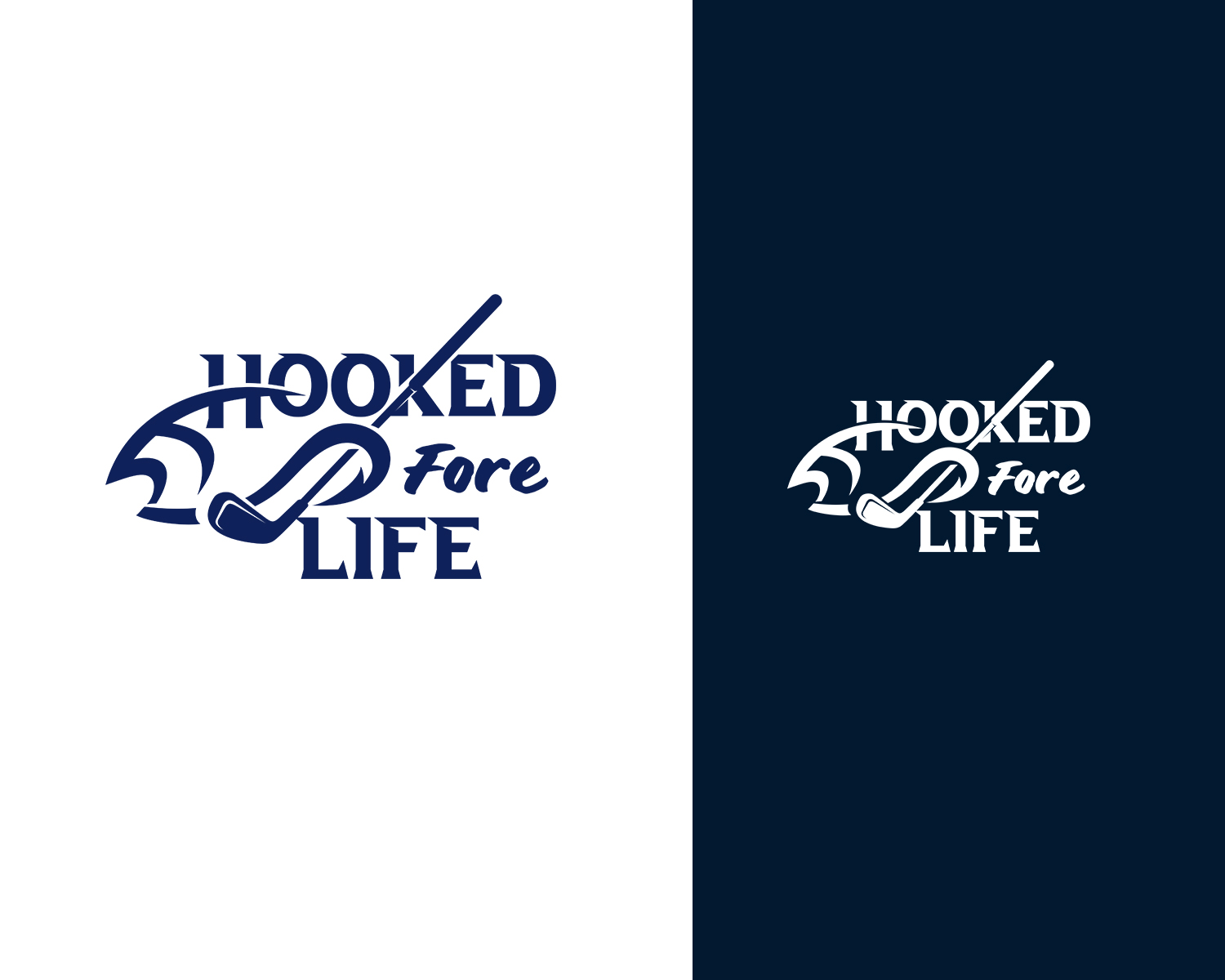 Logo Design by Djamdesign for Hooked Fore Life | Design #30823032