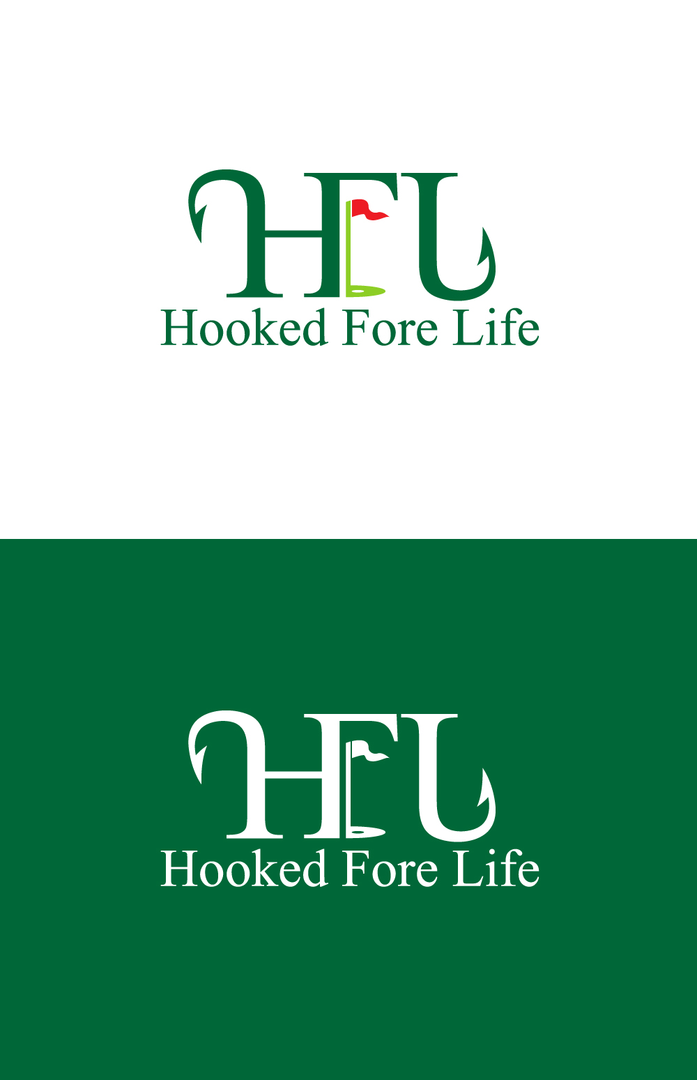 Logo Design by designA78 for Hooked Fore Life | Design #30808007