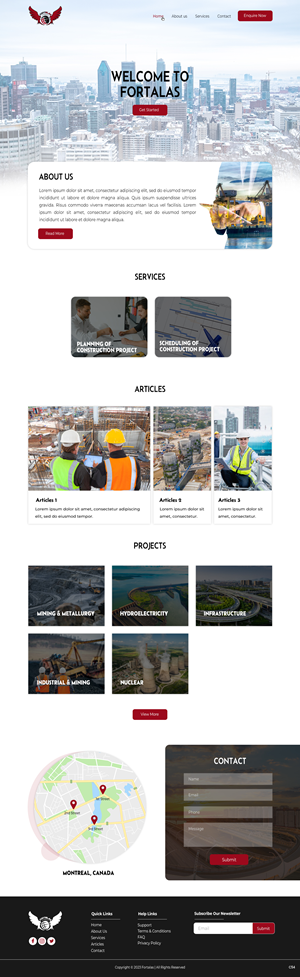 Web Design by pb for this project | Design #30815350