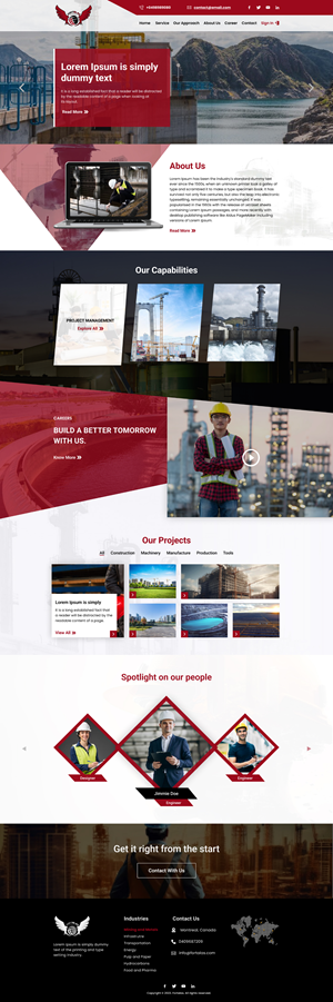 Web Design by Pram Shaw for this project | Design #30813986
