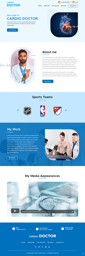 Squarespace Design by pb for this project | Design #30808882