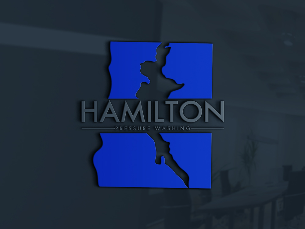 Logo Design by Uhm@design for Hamilton pressure washing  | Design #30805210