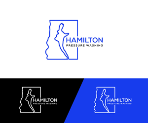 Logo Design by oscar raise for Hamilton pressure washing  | Design: #30806146