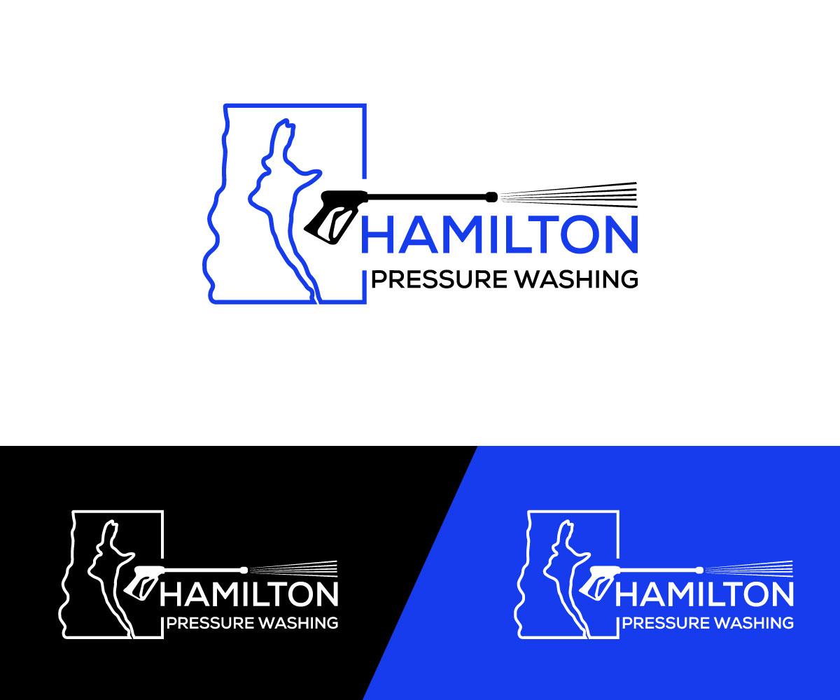 Logo-Design von oscar raise für Hamilton pressure washing  | Design #30808012