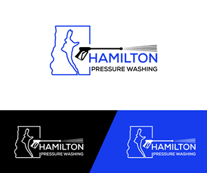 Logo Design by oscar raise for Hamilton pressure washing  | Design: #30808012