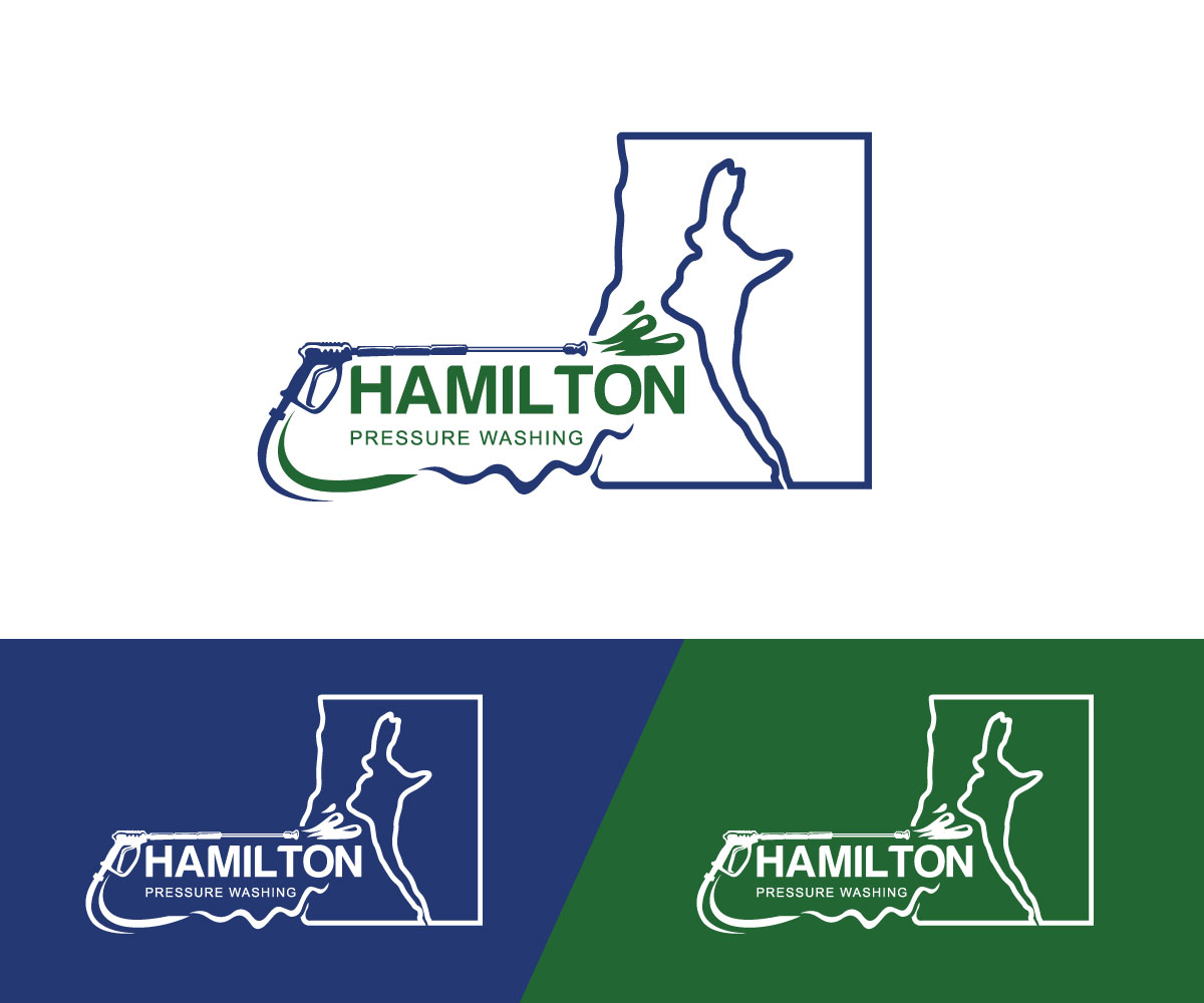 Logo-Design von oscar raise für Hamilton pressure washing  | Design #30808153