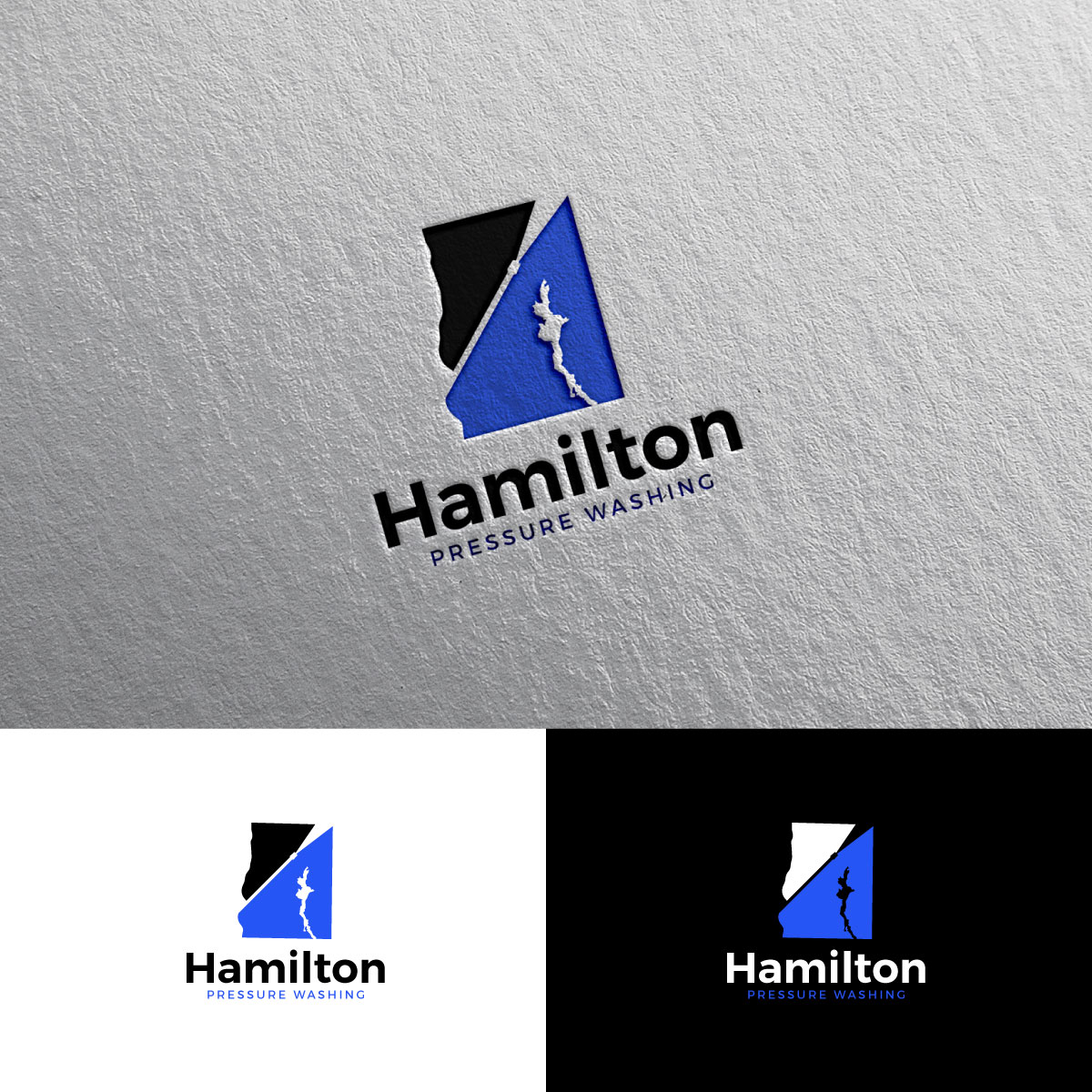 Logo Design by chris Ray for Hamilton pressure washing  | Design #30805971