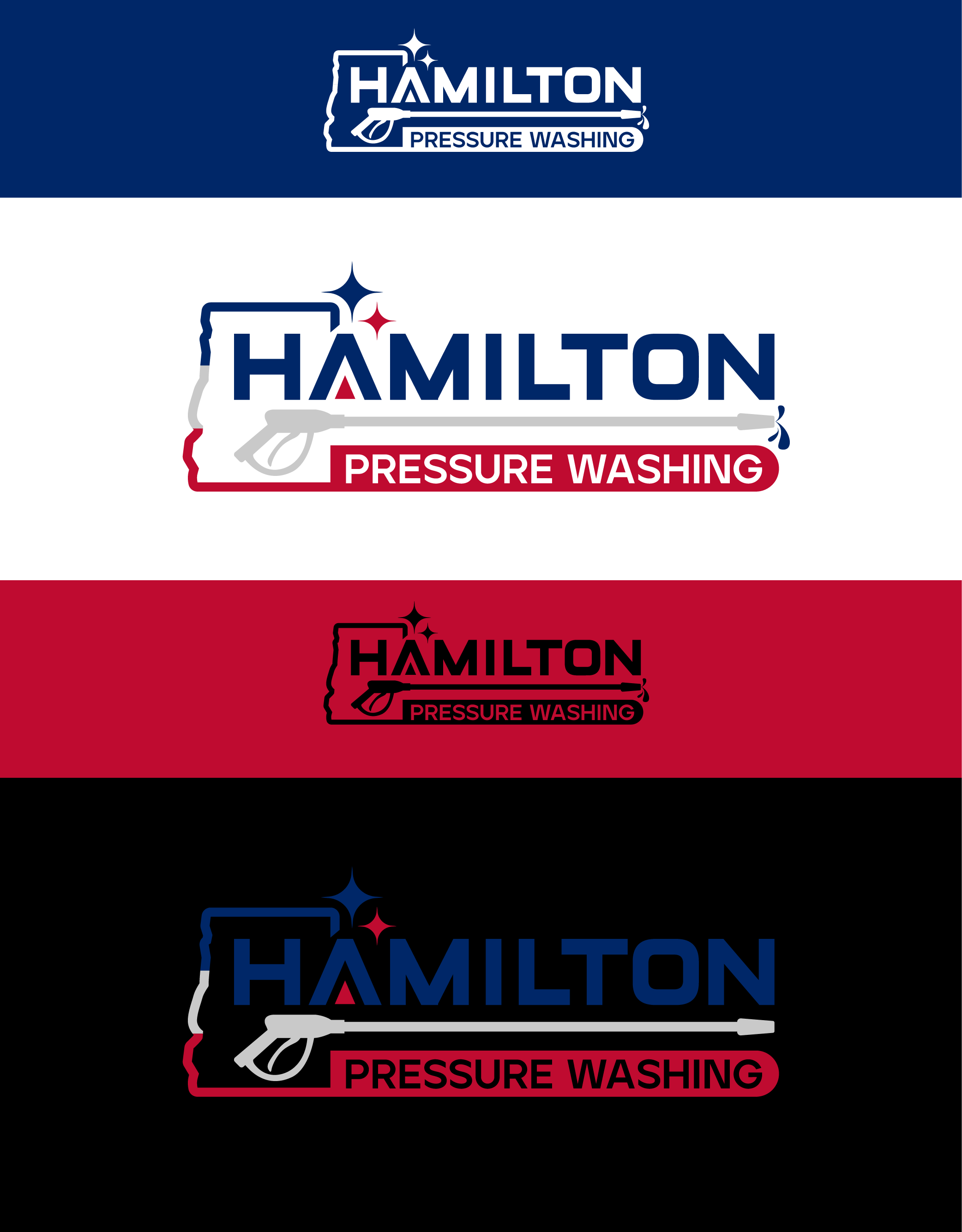 Logo-Design von Johnny@ für Hamilton pressure washing  | Design #30818282