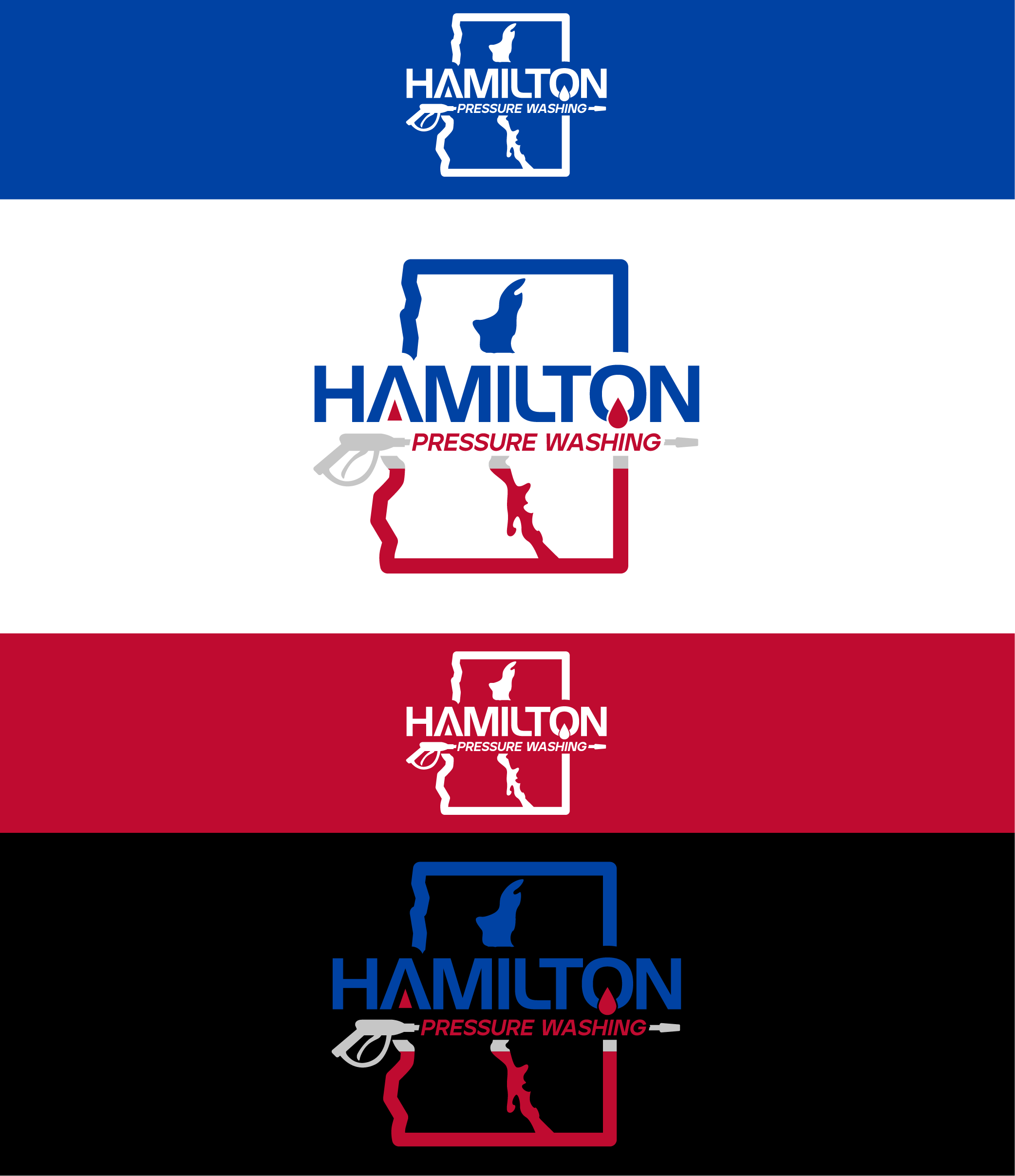 Logo-Design von Johnny@ für Hamilton pressure washing  | Design #30821122