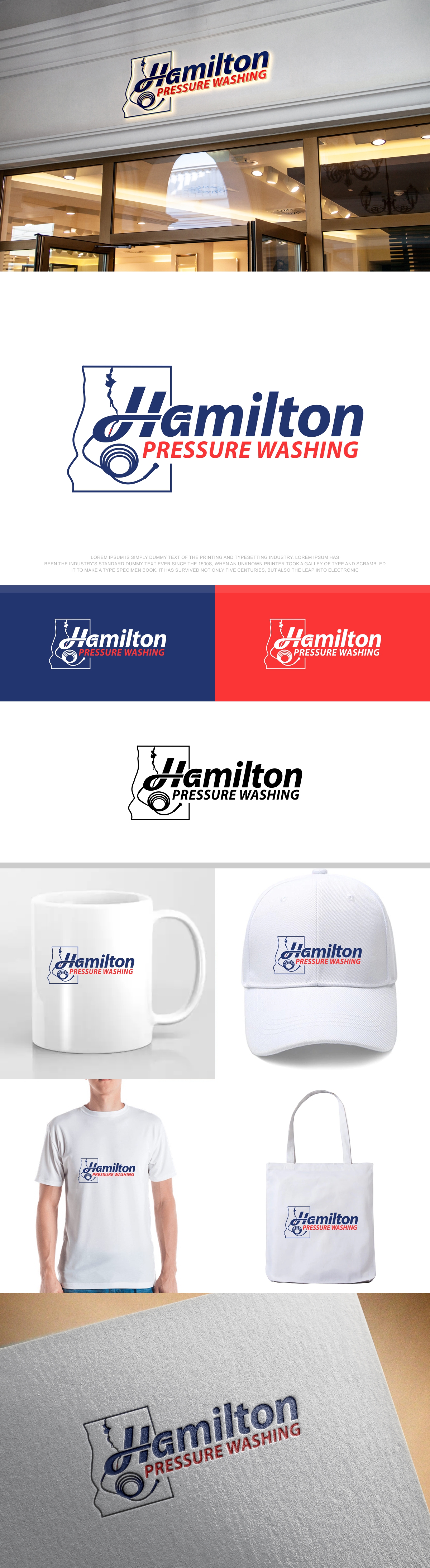 Logo-Design von fly  design für Hamilton pressure washing  | Design #30818713