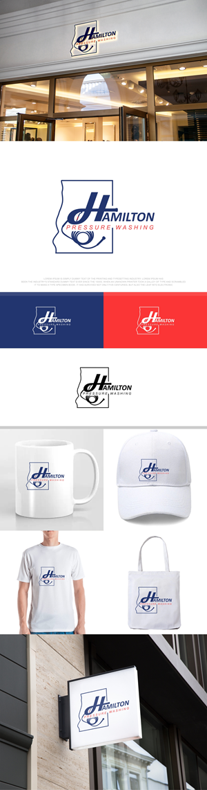 Logo-Design von fly  design für Hamilton pressure washing  | Design: #30828300