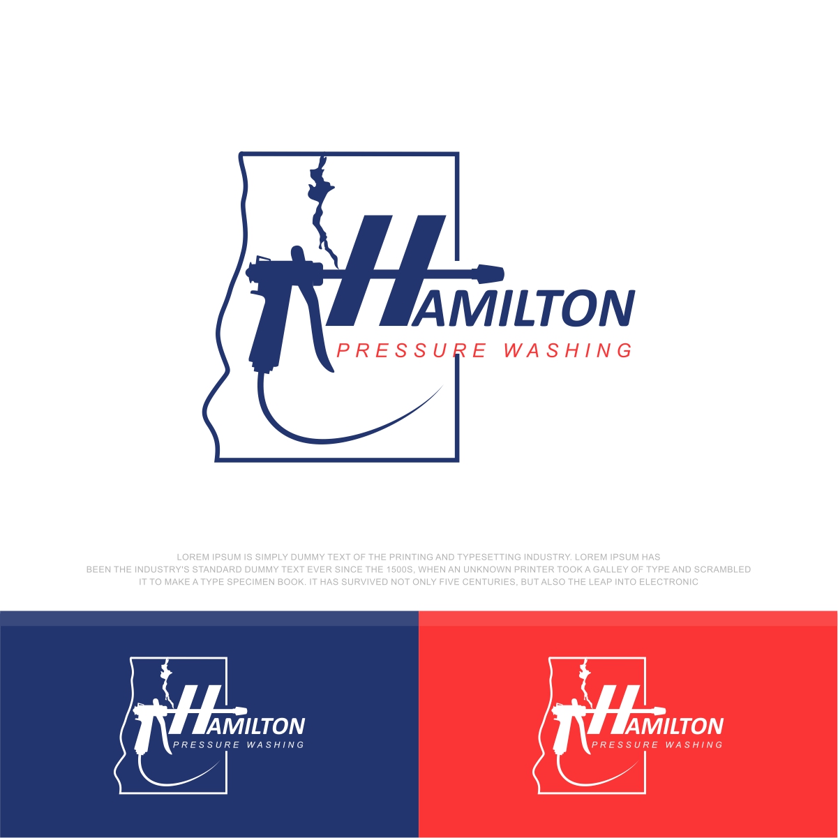 Logo-Design von fly  design für Hamilton pressure washing  | Design #30829033