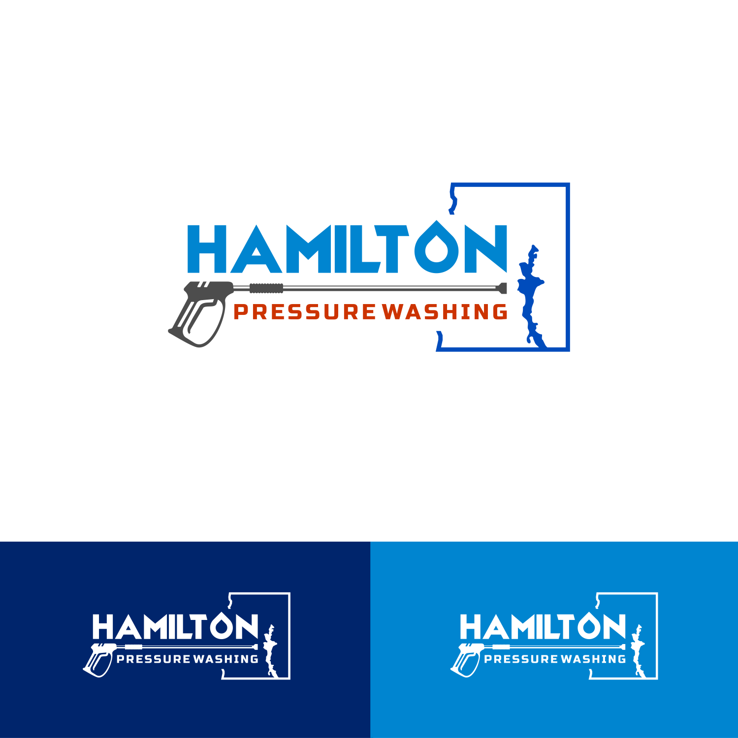 Logo-Design von ThiagoB für Hamilton pressure washing  | Design #30824671