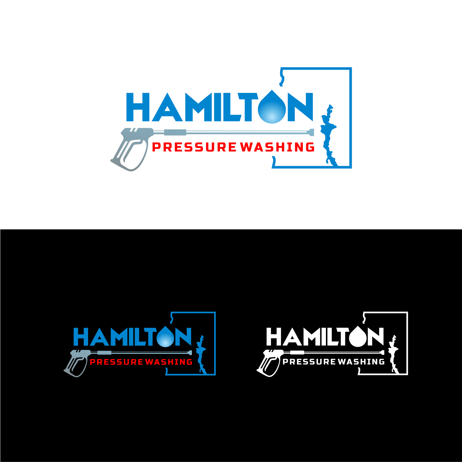 Logo Design by ThiagoB for Hamilton pressure washing  | Design #30826921