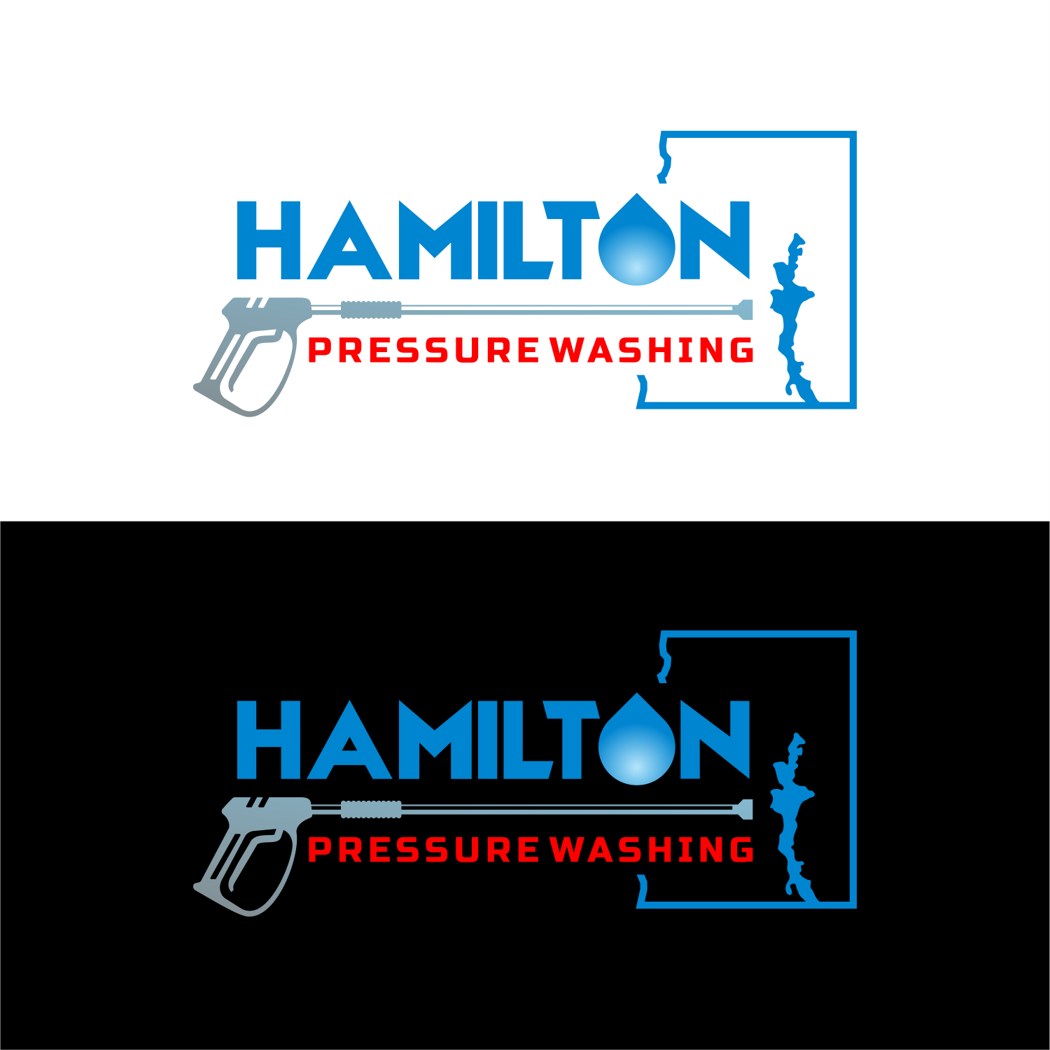 Logo Design by ThiagoB for Hamilton pressure washing  | Design #30826922