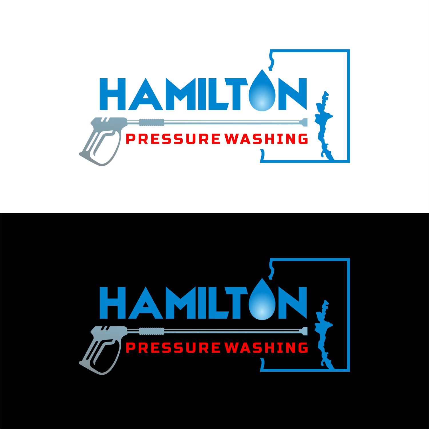 Logo Design by ThiagoB for Hamilton pressure washing  | Design #30826957