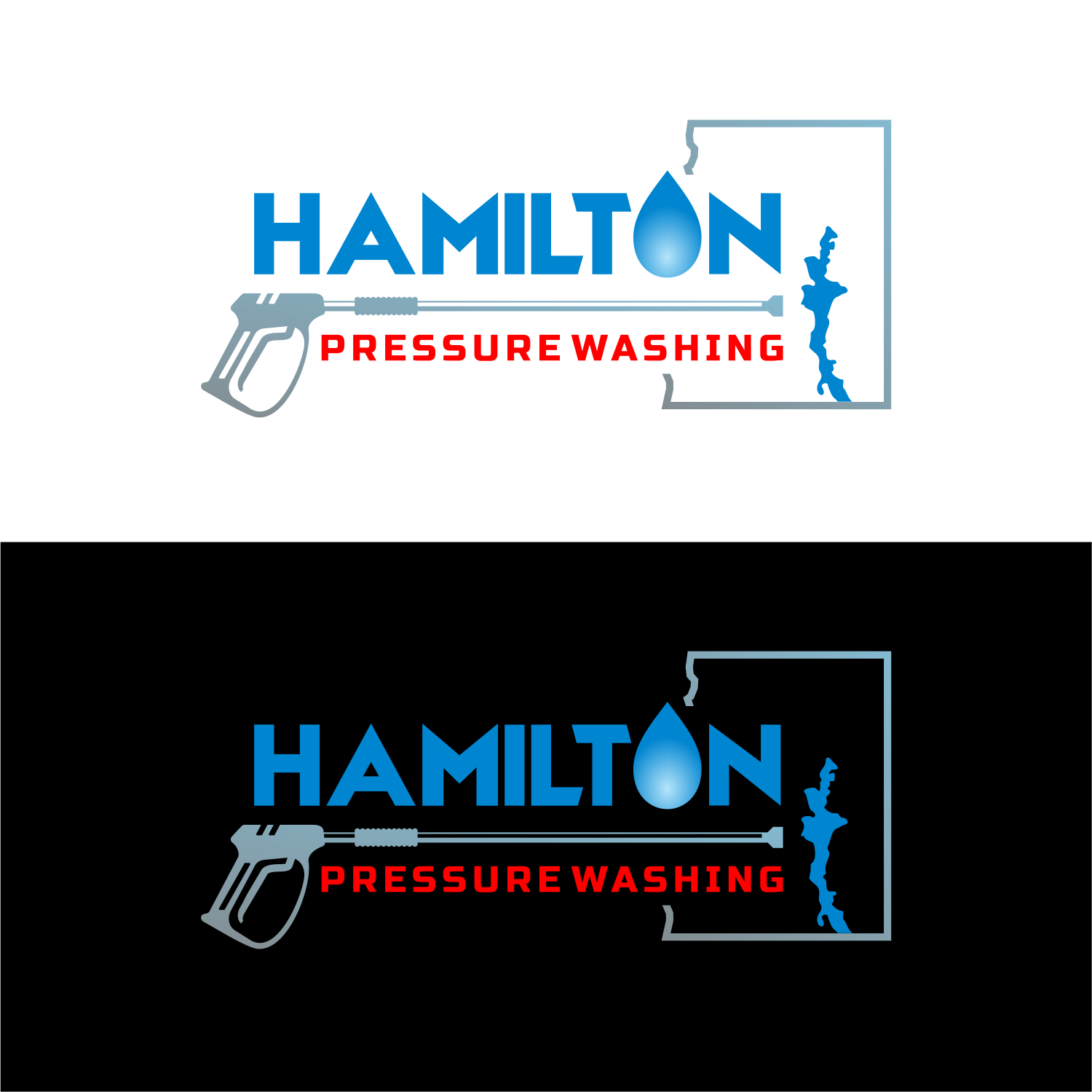 Logo Design by ThiagoB for Hamilton pressure washing  | Design #30826963