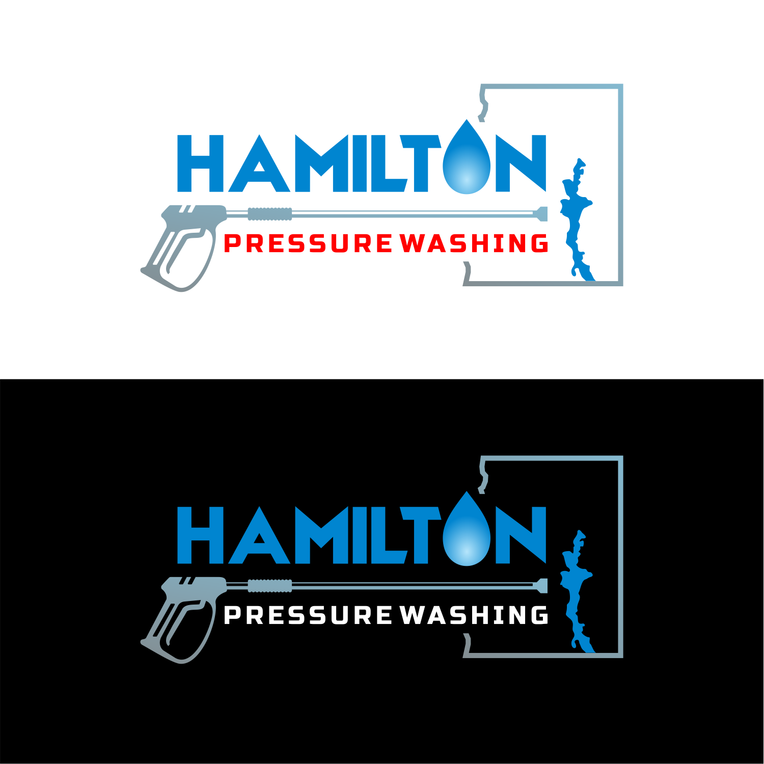 Logo-Design von ThiagoB für Hamilton pressure washing  | Design #30827032
