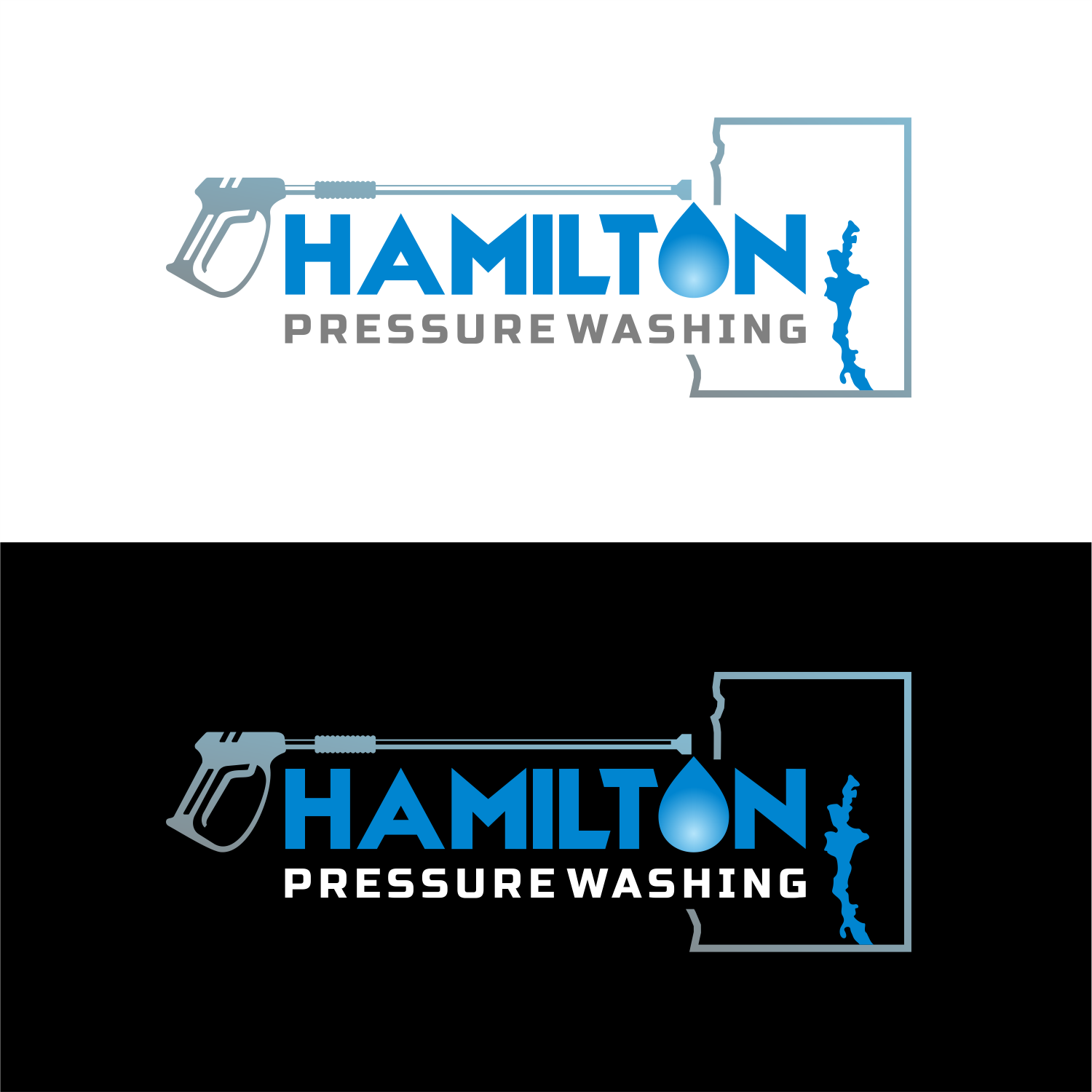 Logo Design by ThiagoB for Hamilton pressure washing  | Design #30835661