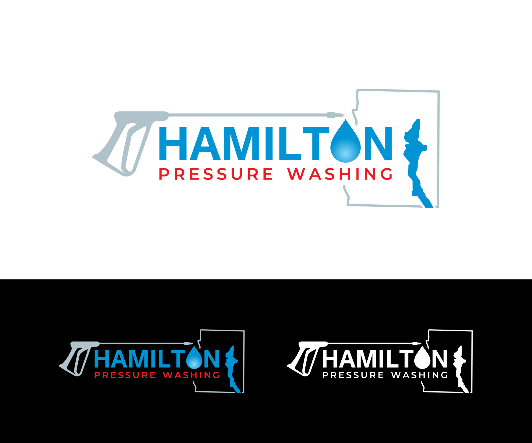 Logo Design by Edi Wibowo for Hamilton pressure washing  | Design #30834951