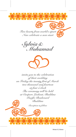 Wedding Invitation | Design Invitation par  maria.design