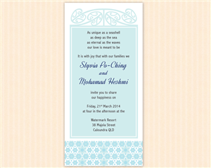 Invitation Design by vaby87 for this project | Design: #3096555