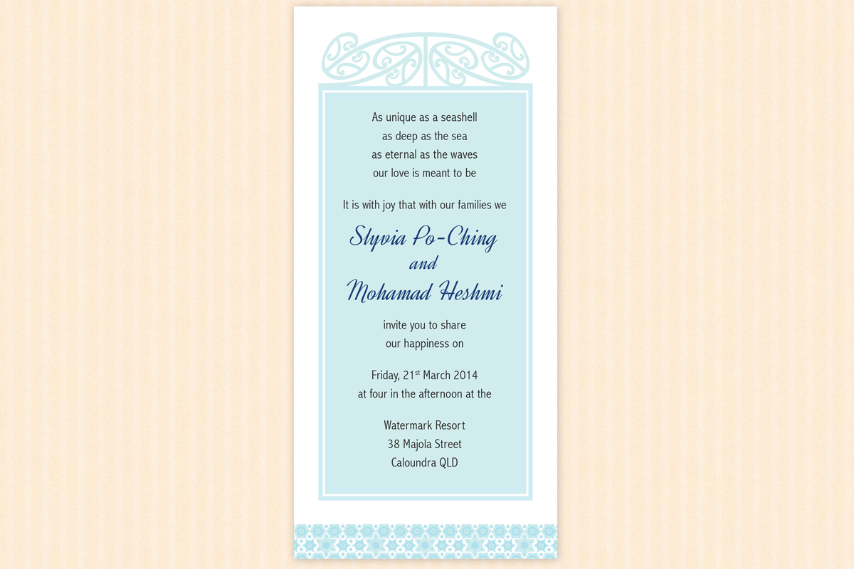 Invitation Design by vaby87 for this project | Design #3096981