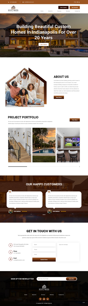 Web Design par pb pour ce projet | Design : #30815367