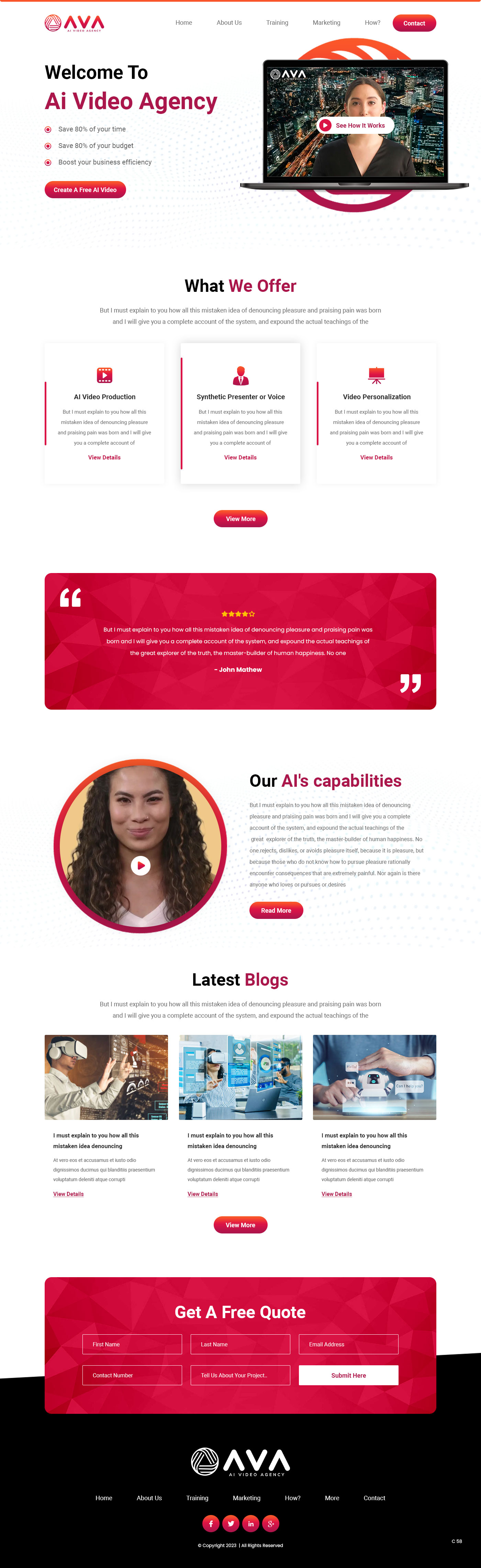 Web Design by pb for this project | Design #30815336