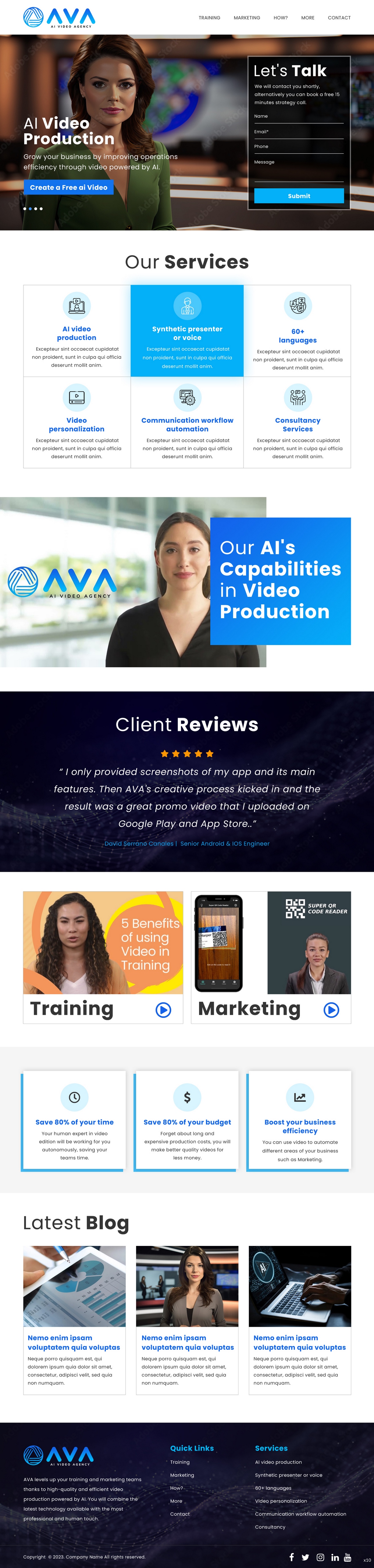 Web Design by pb for this project | Design #30815340