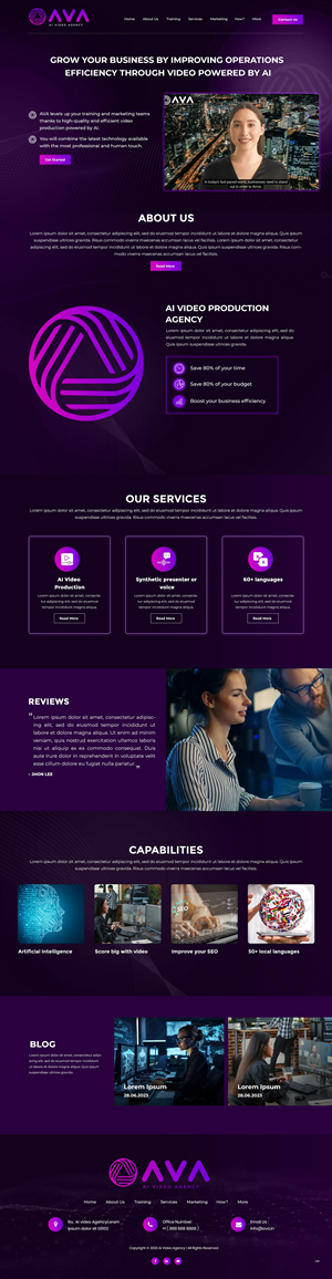 Web Design by pb for this project | Design: #30821206