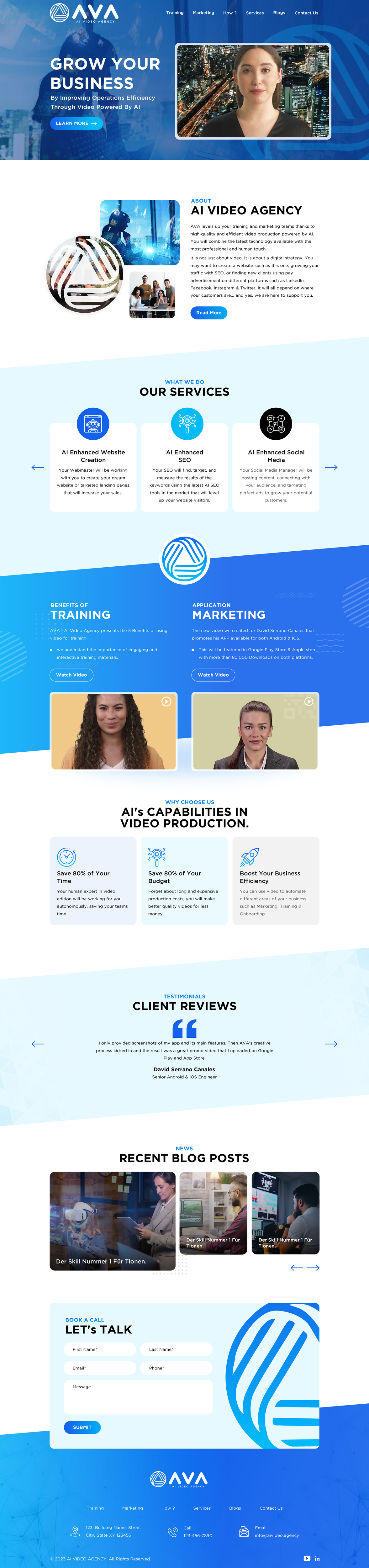 Web Design by Sbss for this project | Design #30814028