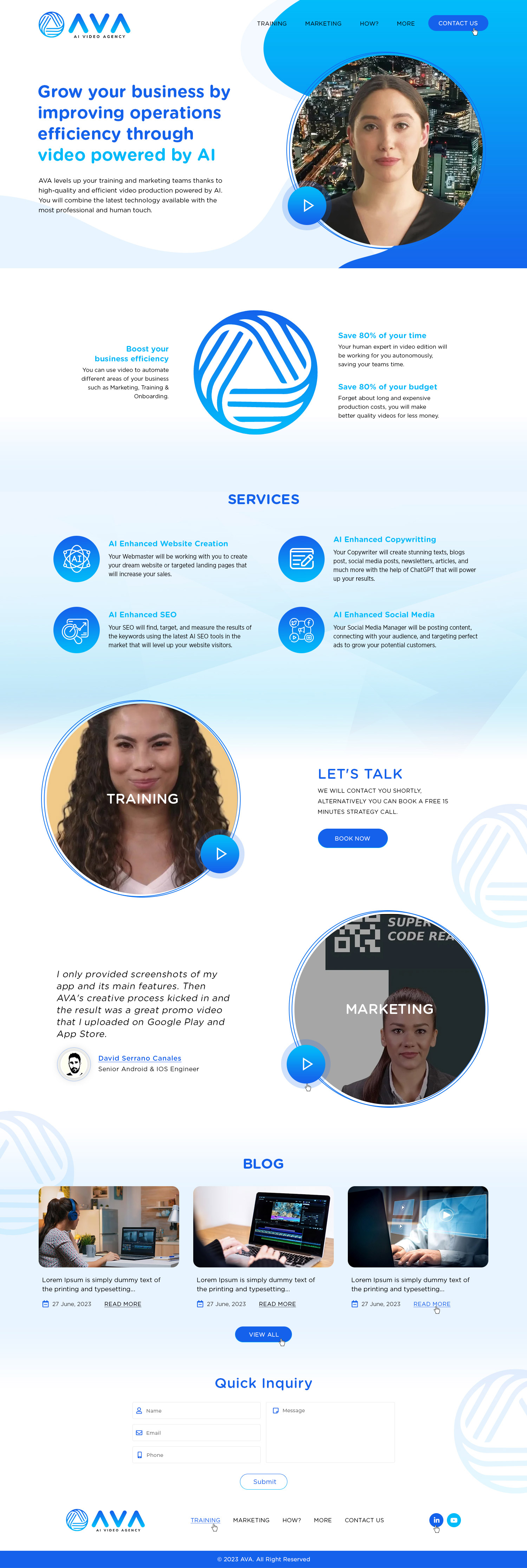 Web Design by Ved Web Services for this project | Design #30820004