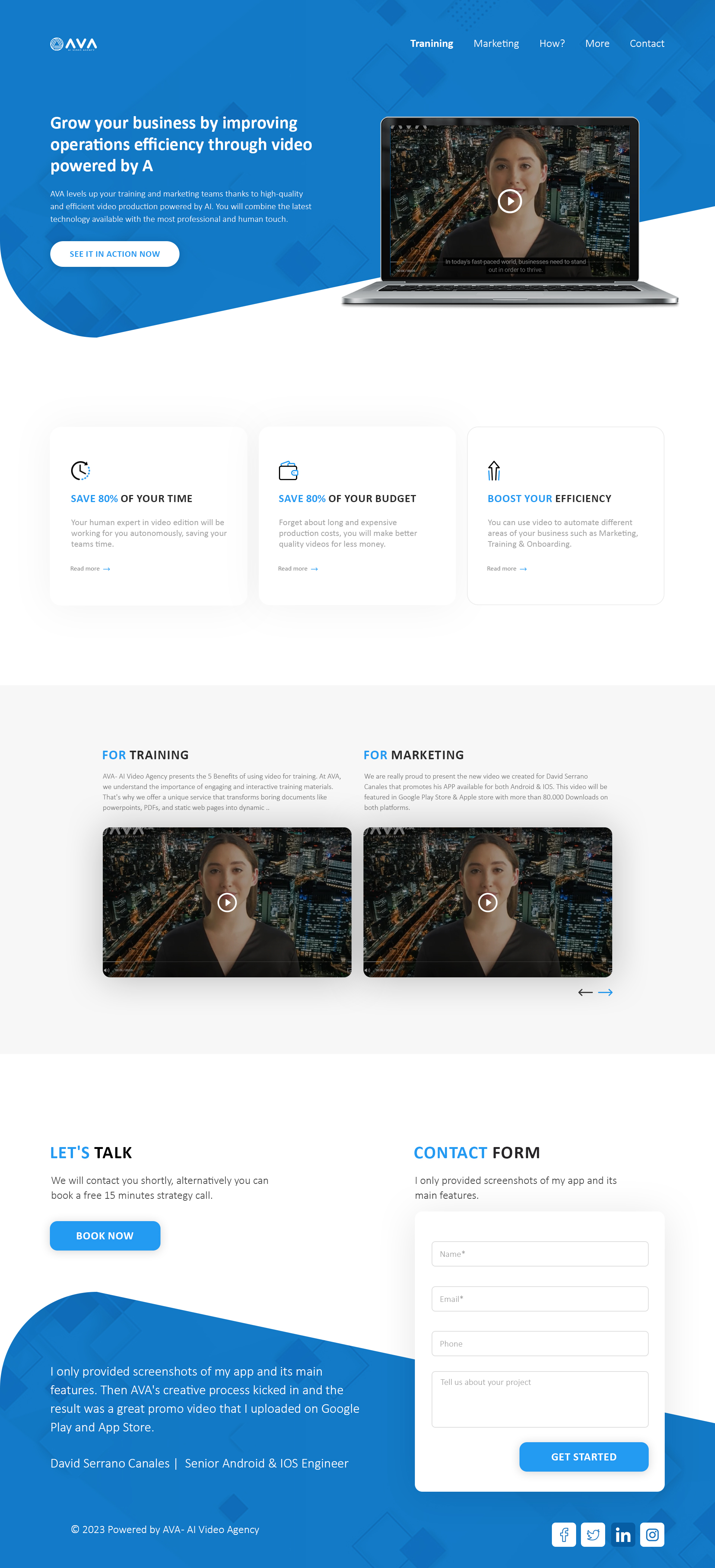 Web Design by Samahir Sharif for this project | Design #30819323