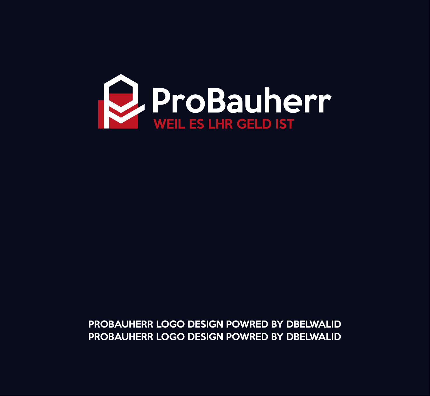 Design de Logo par DbelWalid pour Pro Bauherr GmbH | Design #30813113