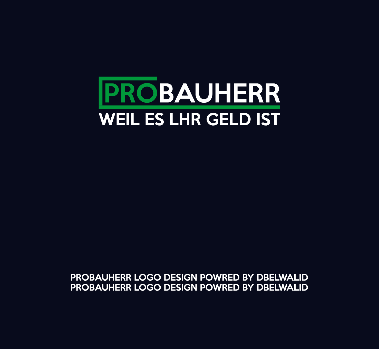 Diseño de Logo por DbelWalid para Pro Bauherr GmbH | Diseño #30813417