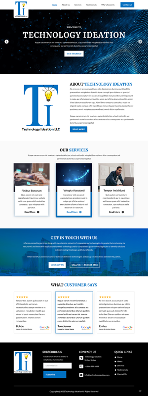 Web Design by pb for this project | Design: #30821267