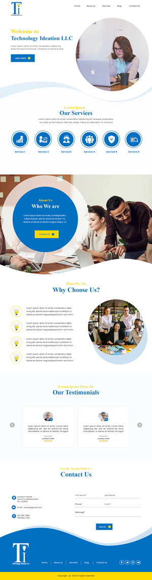 Web Design by Creations Box 2015 for this project | Design #30813078