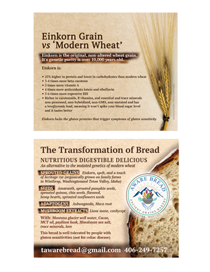 Design de Flyer par see why pour Aware Bread | Design : #30814401