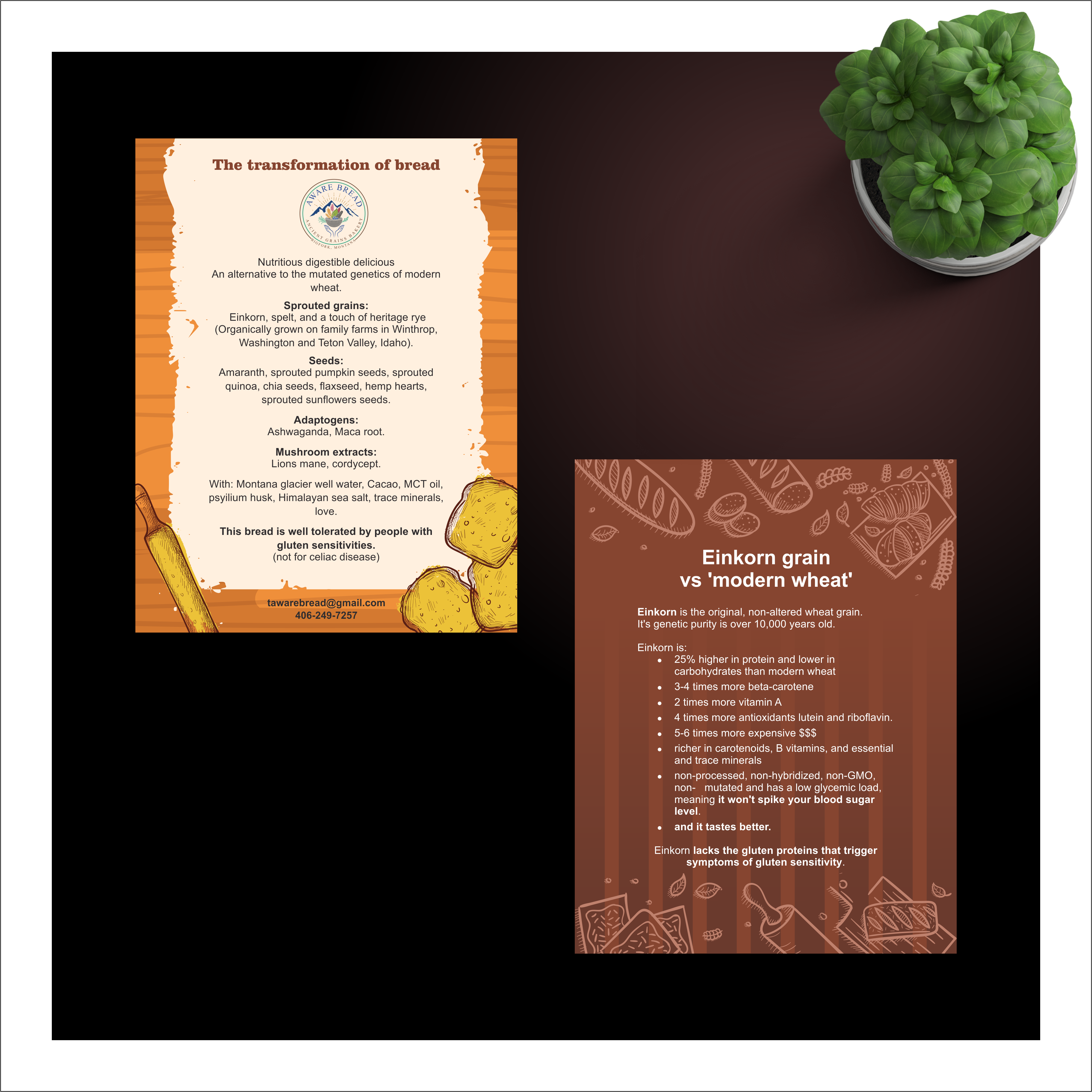 Flyer Design by nng for Aware Bread | Design #30811729