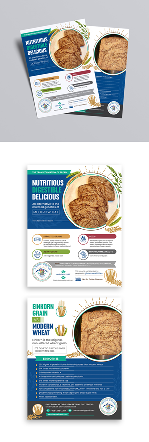 Design de Flyer par debdesign pour Aware Bread | Design : #30812387