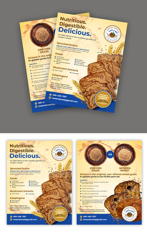 Flyer Design by debdesign for Aware Bread | Design: #30812913