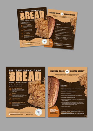 Flyer Design by debdesign for Aware Bread | Design: #30813005