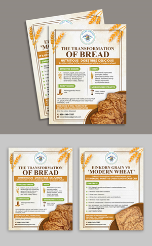 Flyer Design by debdesign for Aware Bread | Design: #30813226