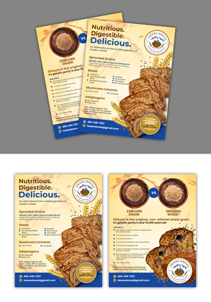 Design de Flyer par debdesign pour Aware Bread | Design : #30814175
