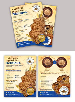 Flyer Design by debdesign for Aware Bread | Design: #30817361