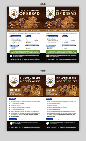 Flyer Design by debdesign for Aware Bread | Design: #30853376