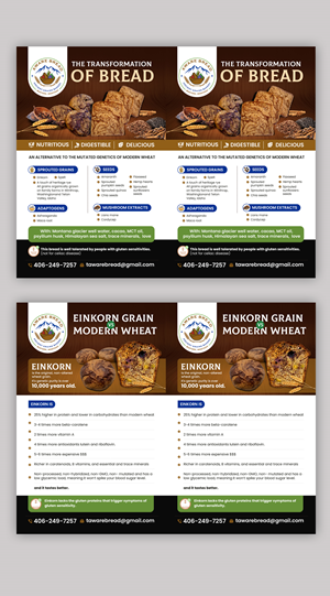 Flyer Design by debdesign for Aware Bread | Design: #30866547